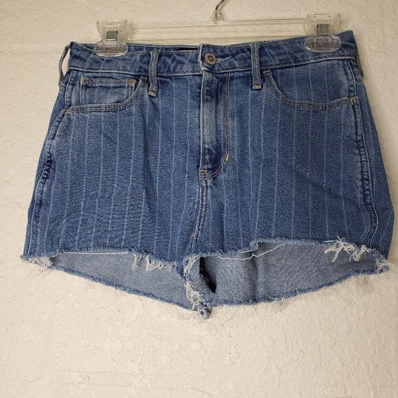 Hollister High-Rise Mom Denim Jean Shorts 28 - Picture 1 of 13